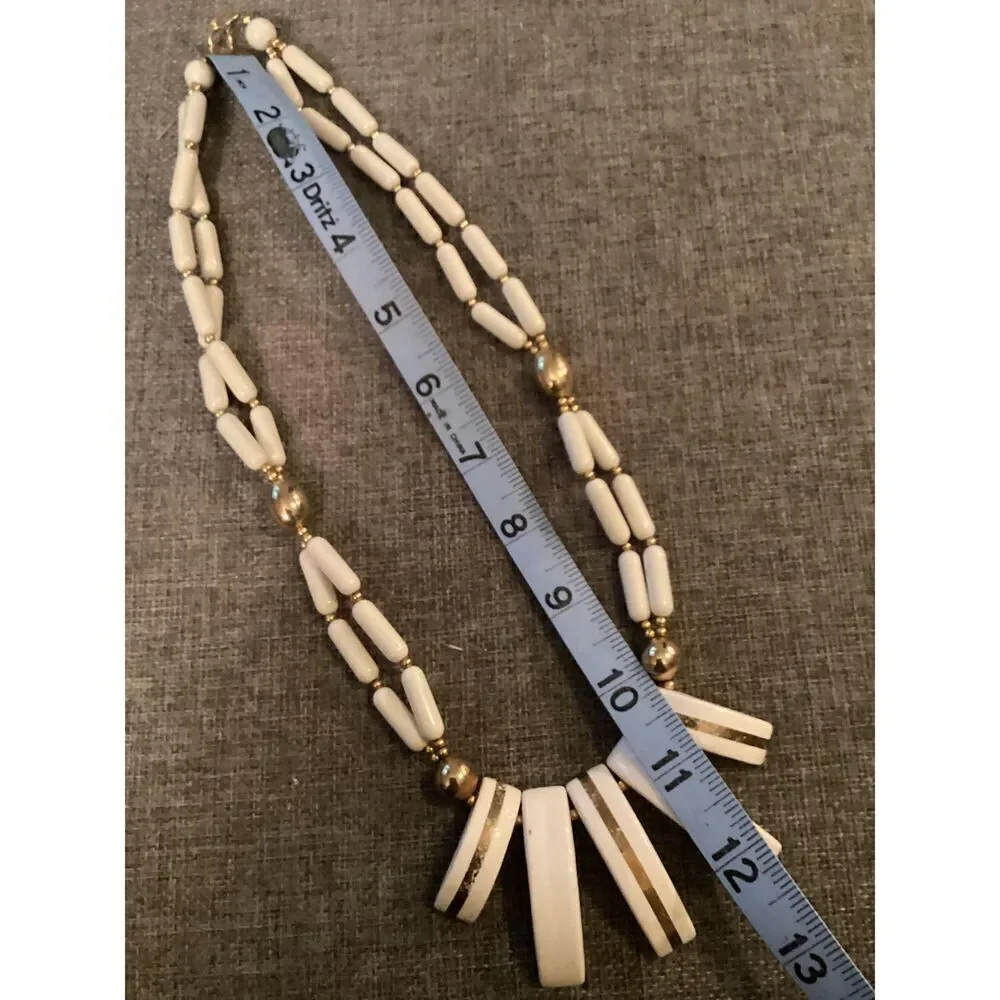 Japan Signed Vintage Costume Jewelry Necklace